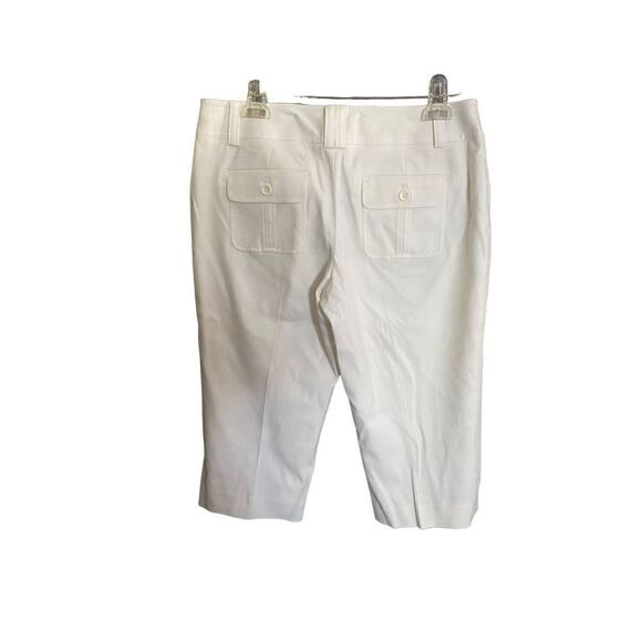 Ann Taylor Women’s Lindsey White kneelength Bermuda  shorts size 6P - Picture 3 of 5